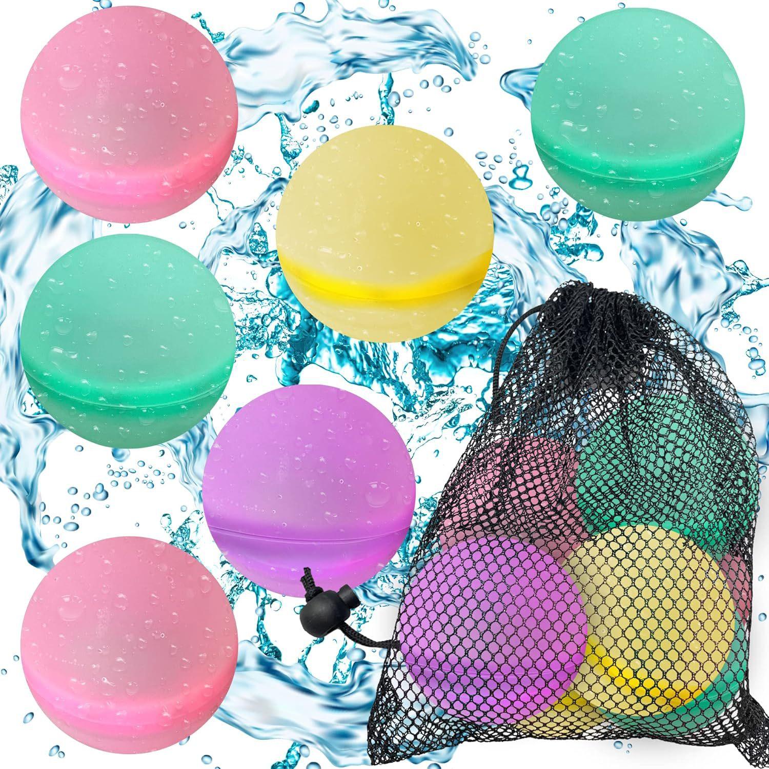 cross-border hot magnetic water ball summer water playing water ball children's water fight silicone magnetic water ball