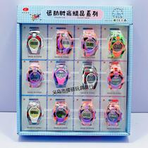 sports fashion watch children's plastic toy watch kindergarten boys and girls watch shop hot sale