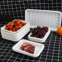 factory customized fresh food tray disposable fruit tray wholesale corn starch degradable fresh food tray