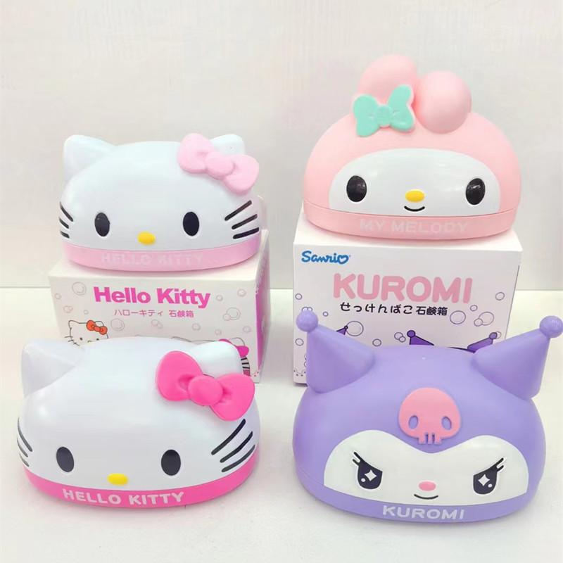 foreign trade sanrio clow m melody shape soap box kt soap dish portable storage soap box sub