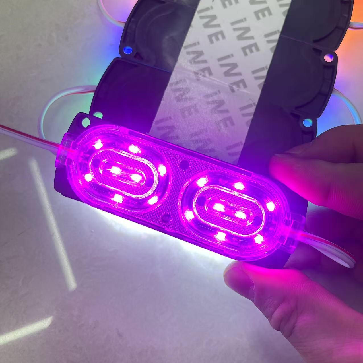Motorcycle LED flashing lights, taillights, 12V decorative lights, colored lights, new module, brake lights, chassis lights Item Picture