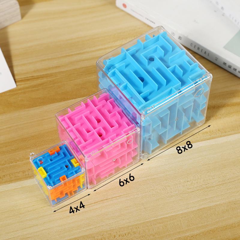 8cm * 8 cm3d magic cube labyrinth ball 6-10 years old children intelligence development concentration training toys