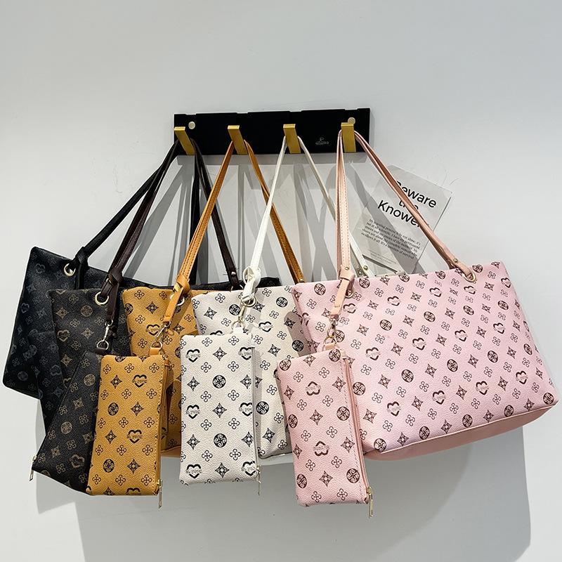 large capacity shoulder bag two-piece l2023 new women's bag ladies handbag european tote bag women