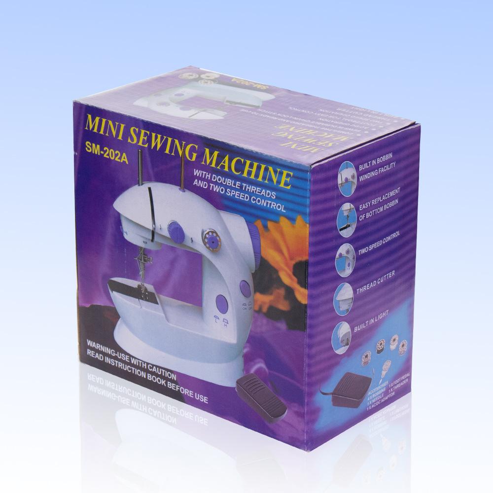 household sewing machine sewing machine small mini electric with overlock 202 upgraded cross-border hot sale