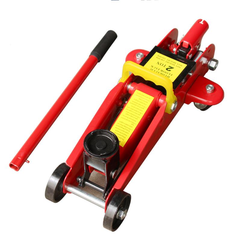 small car jack 2t horizontal hydraulic jack car tire change car repair tool car jack Item Picture