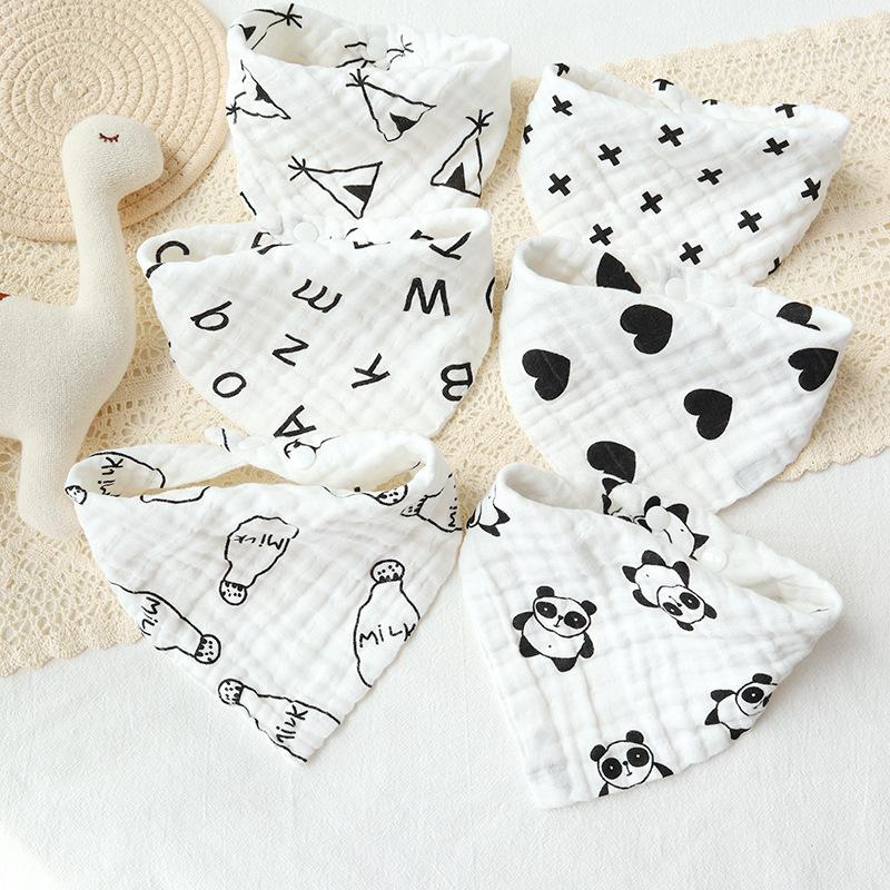 factory direct supply mother baby products gauze saliva towel bib baby bandana bibs baby bib children's bib