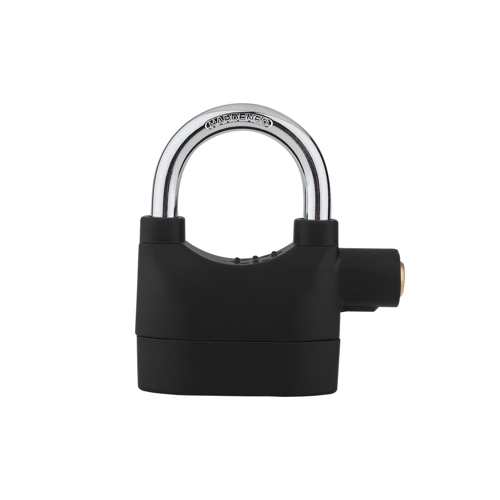 od59 wholesale anti-theft alarm lock padlock motorcycle lock electric bicycle lock outdoor door lock waterproof anti-skid