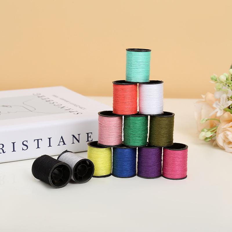 new 18 m colorful baita thread bulk sewing thread household sewing machine thread clothing home textile overlocking stitch wholesale