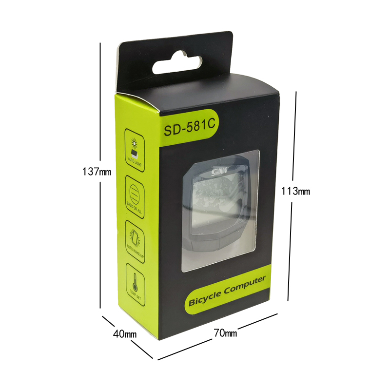 SD-581C bicycle wireless speedometer, large backlit screen in both Chinese and English, waterproof mountain bike speedometer, odometer, and speedometer Item Picture