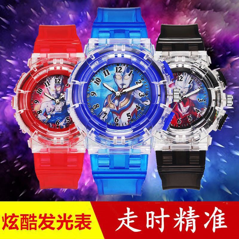 children's watch led luminous watch cartoon animation primary school boys and girls watch electronic watch toys