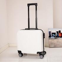 mini luggage lightweight small boarding trolley luggage 20 female password travel suitcase small size male 18-inch logo