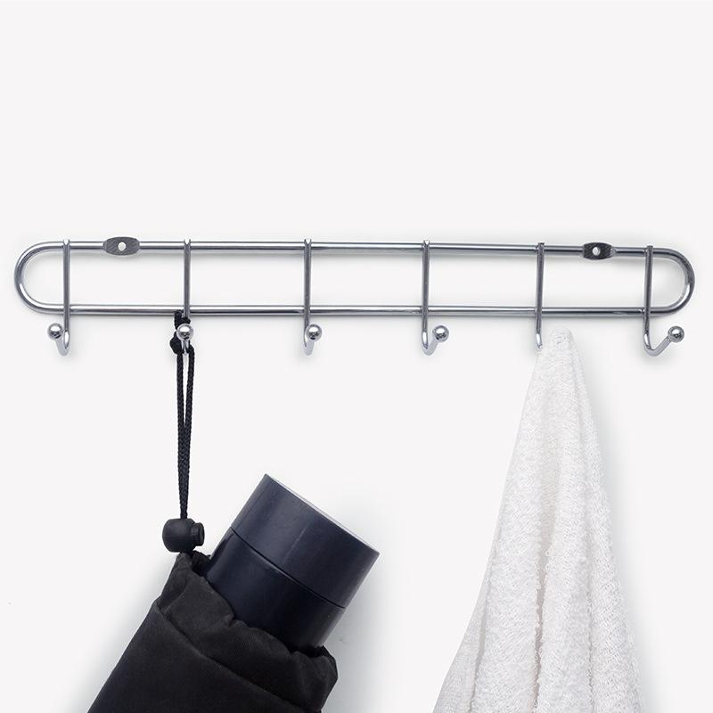 imported bold hook wall hook punch wall hanger wall-mounted coat hook hook long row hook