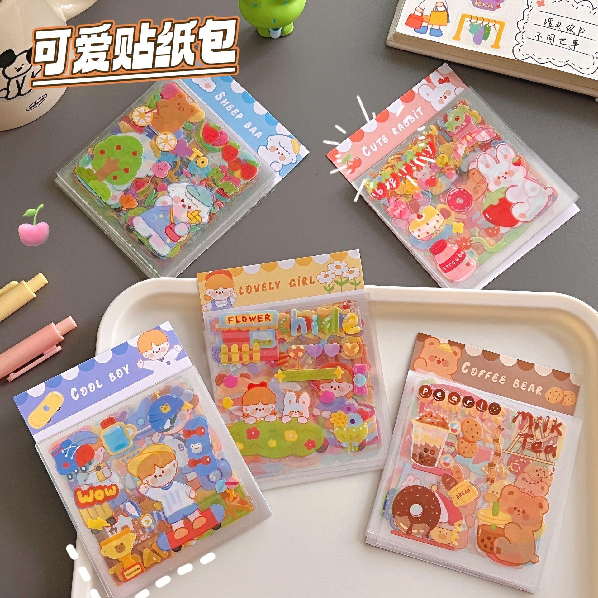 dating diary 20 pet stickers pack cute stickers goo card stickers journal material creative stickers wholesale