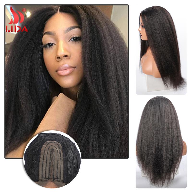 european and american style wig chemical fiber lace headgear kinky straight mid-length long hair african lace wigs factory