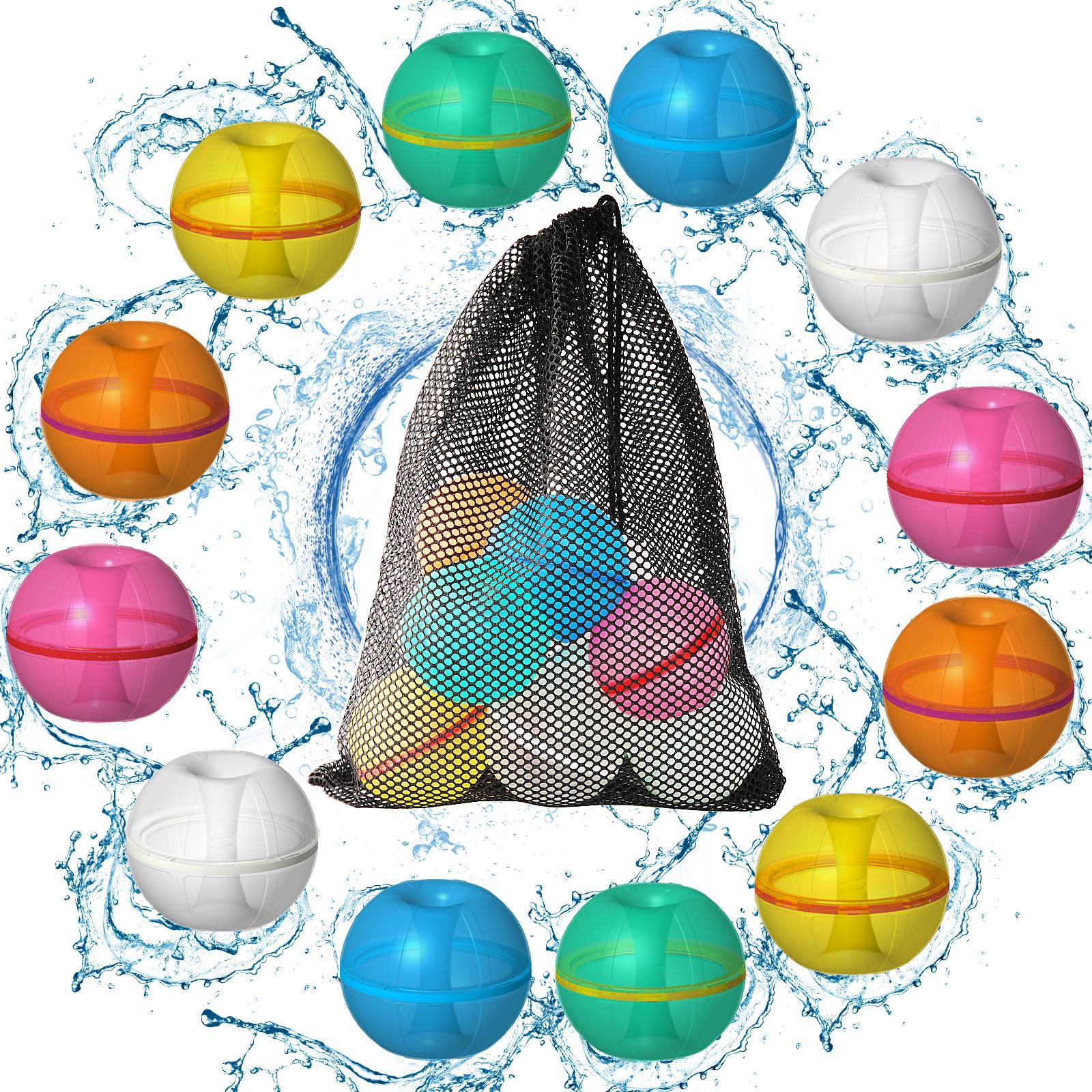 amazon cross-border summer hot sale upgraded version water explosion ball new water toy magnet water ball donut water ball