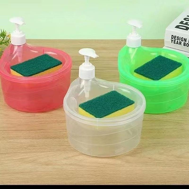 kitchen detergent press box soap box dish brush pot soap liquid press soap dispenser soap dispenser