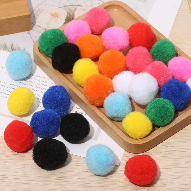Spot Supply 5cm Color Polypropylene Ball Children DIY Egg Carton Big Ball Christmas Toy Snow Ball Wholesale
