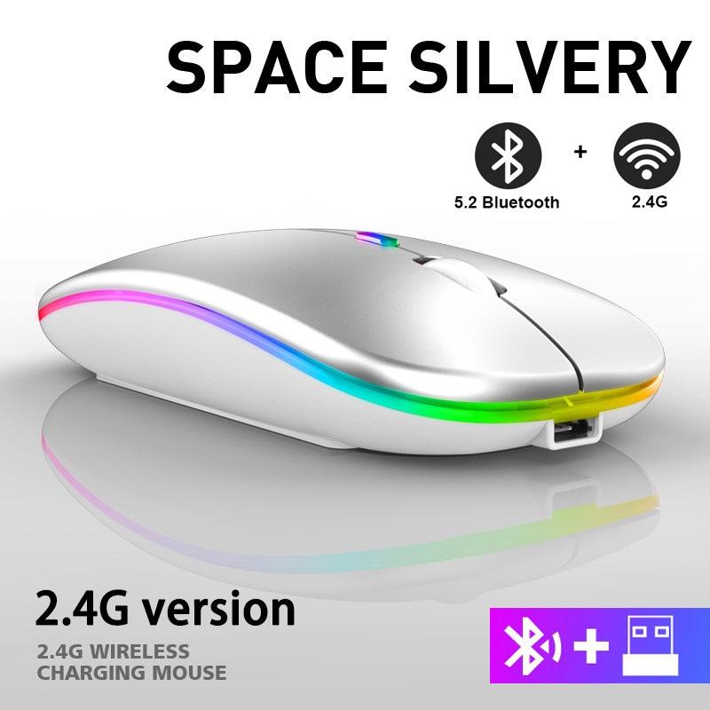 yi xincheng is suitable for apple's new ultra-thin wireless mouse wholesale computer office bluetooth dual-mode rechargeable