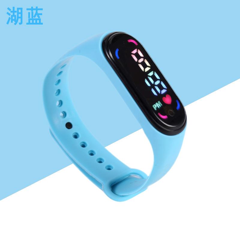 in stock hot sale m7 touch electronic watch led watch children cartoon electronic watch student sports gift watch