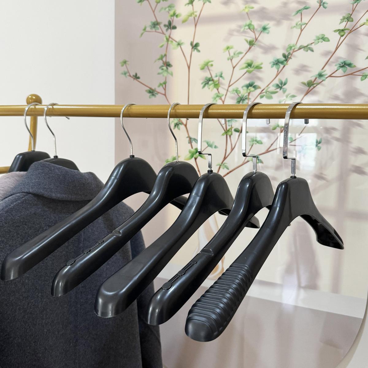 wide shoulder suit hanger reversible woolen coat special hanger cashmere coat hanger non-slip widened hanger