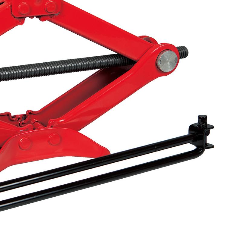 tongrun bigred car jack car scissor jack car 1 ton car maintenance jack Specification drawing