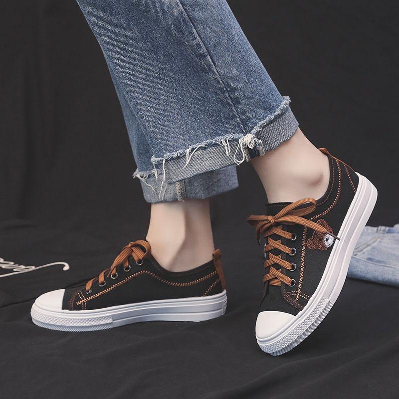 Women's Shoes All-Match Factory Wholesale Spring/Summer Autumn Canvas Skate Shoes Casual Breathable Korean Style Flat Durable Student Shoes summer shoe