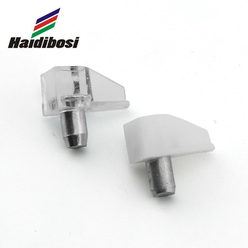 Factory Direct Sales Pstic Shelf Support Wardrobe and Cabinet Furniture Hardware Transparent Shelf Support Hardware Accessories Partition Nail