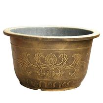 large plastic flowerpot production wholesale large size thickening resin outdoor tree planting basin courtyard iron tree planting bonsai basin
