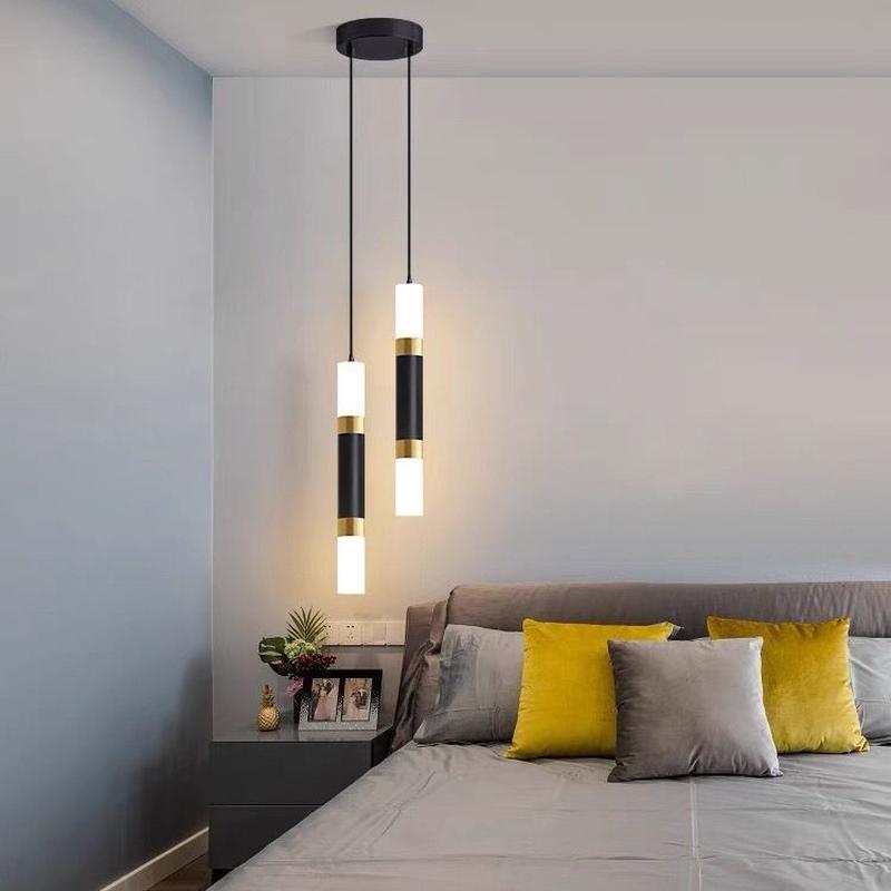 Bedroom Bedside Chandelier Xiaohongshu Living Room Double-Headed Light Luxury Zhongshan Lamps Wholesale Led Decoration Acrylic Lamp