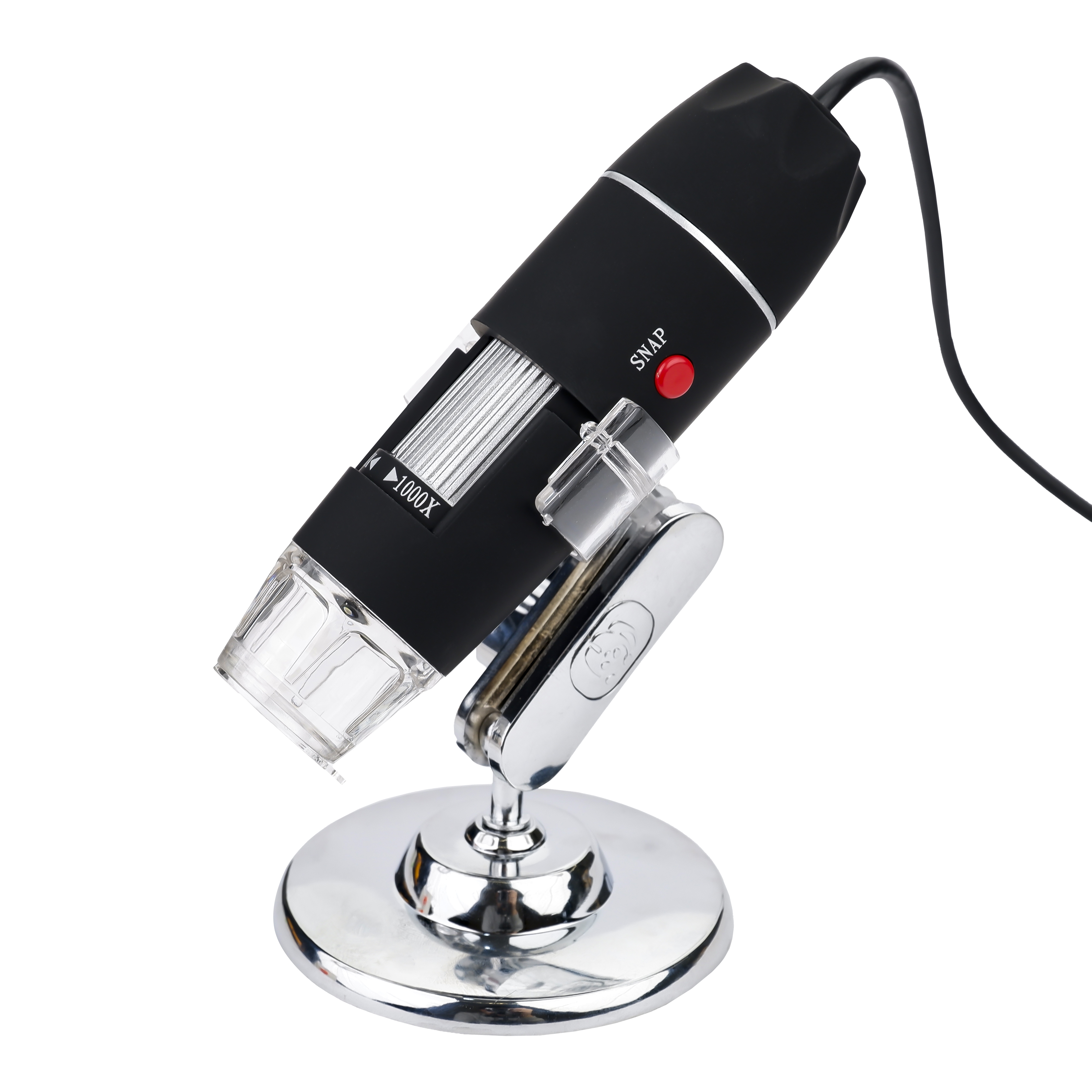 The magnifying glass can be connected to a computer for precise measurement of bright lighting and is portable with high magnification Application Scenario