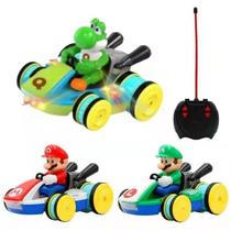 Cross-Border 2.4G Four-Way Remote Control Car Stunt Car Light Music Mario Avengers League of Legends Cardin Racing Car