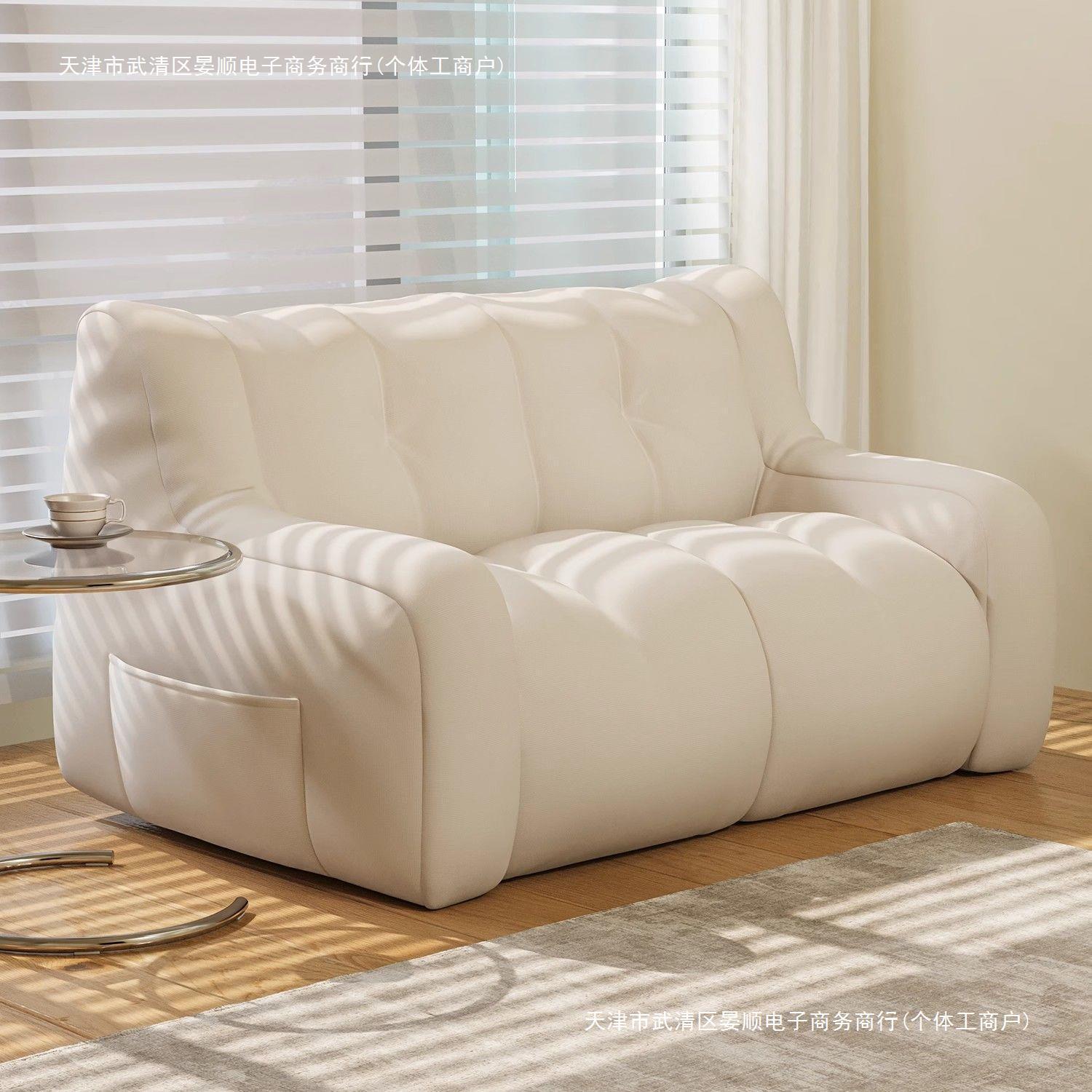 lazy sofa sleeping bedroom tatami single double small sofa rental living room balcony casual seat