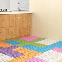 Candy Color Bathroom Non-Slip Mat Splicing Draining Shower Mat Shower Mat Cooling Foot Mat Massage Foot Bathroom Mats
