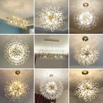 Factory Supply Nordic Modern Minimalist Dandelion Chandelier Living Room Bedroom Dining Table Hall Exhibition Hall Decorative Chandelier