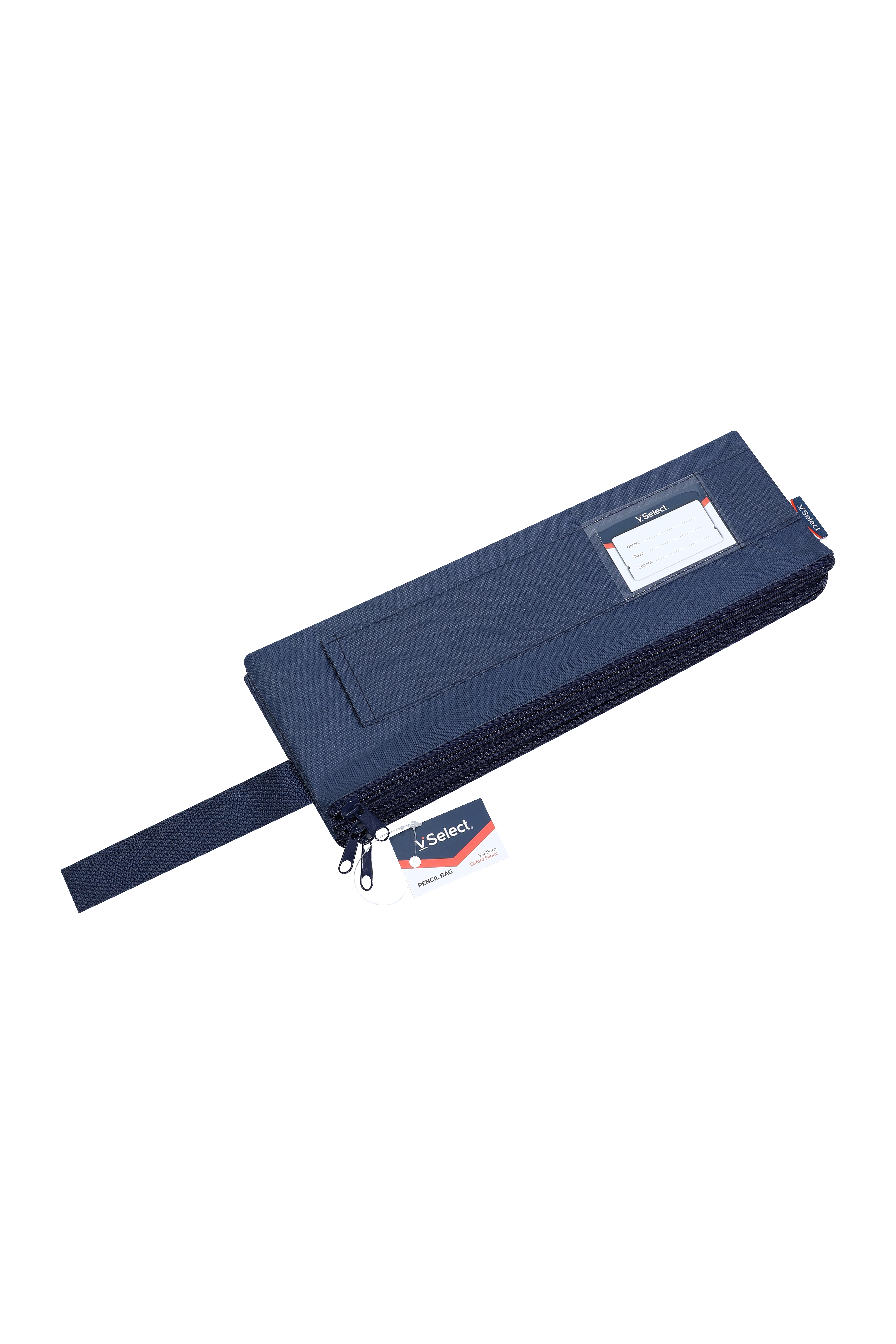 Oxford Cloth three-layer long pen case 33*11cm, exclusively for foreign trade, minimum order quantity one box