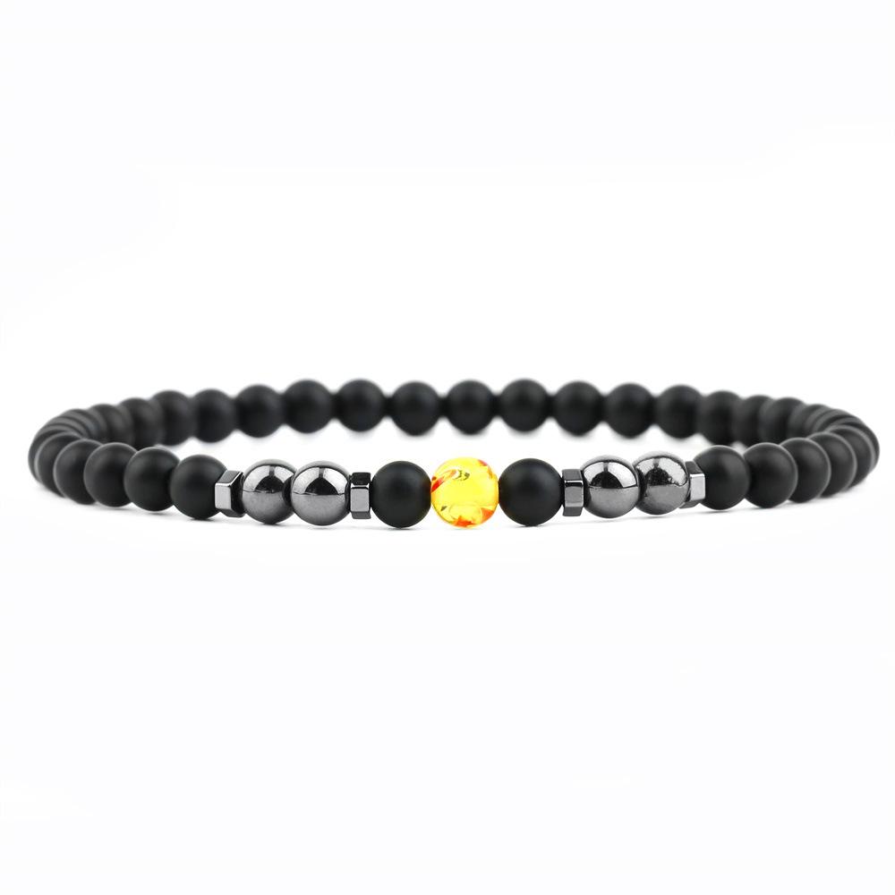 foreign trade new european and american fashion magnet anklet stone grinding sand stone foot jewelry
