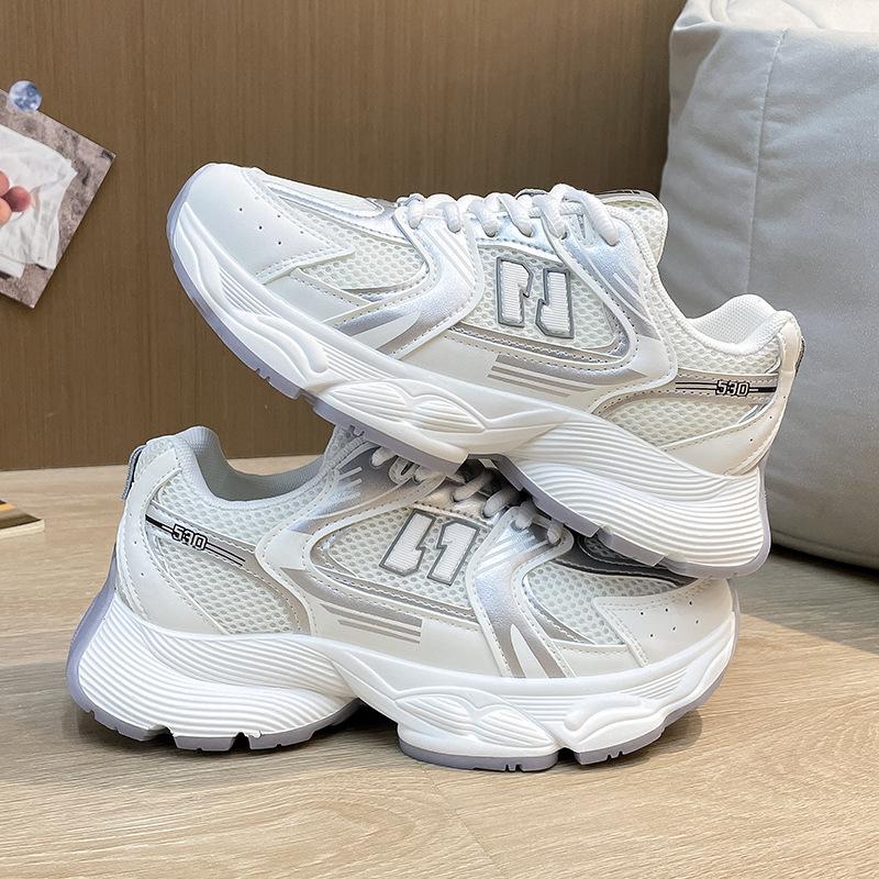 Women's Sports Shoes Fall 2023 New Breathable All-Matching Dad Shoes Women's INS Platform Leisure Platform Cortez