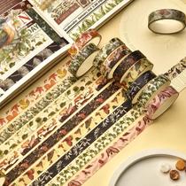 Mori Style Quotation Series and Paper Adhesive Tape Basic Diary Journal Tape Material DIY Decorative Stiers Paper Adhesive Tape