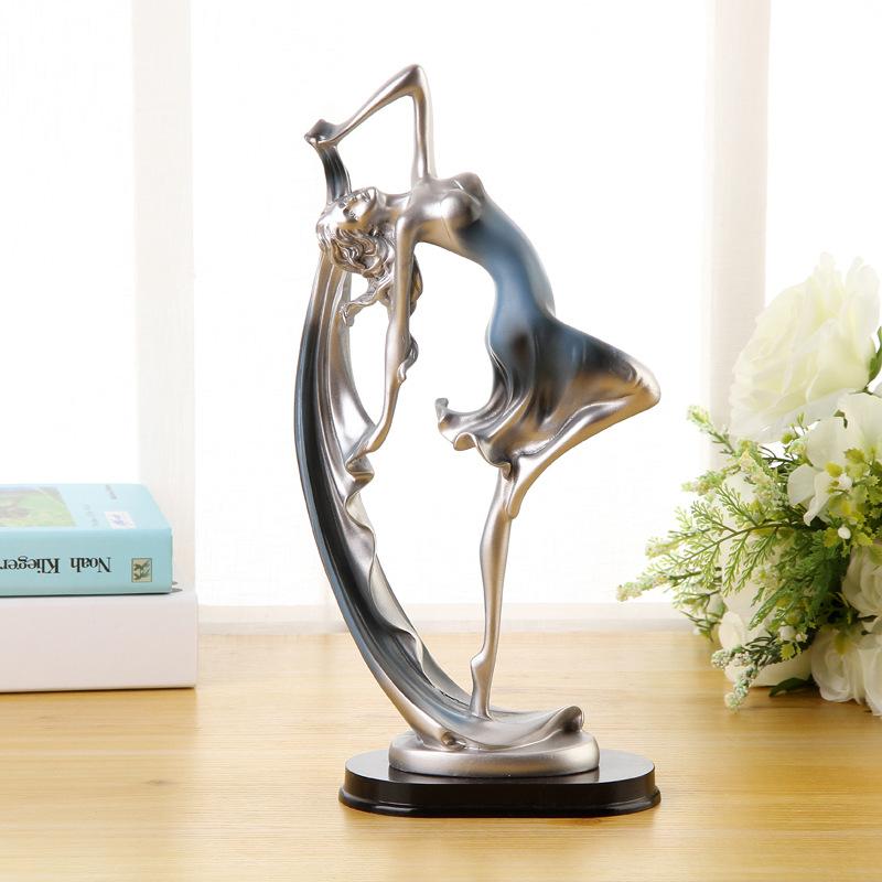 creative dancing girl decoration elegant dancing girl figure decoration living room wine cabinet decoration home craft gifts