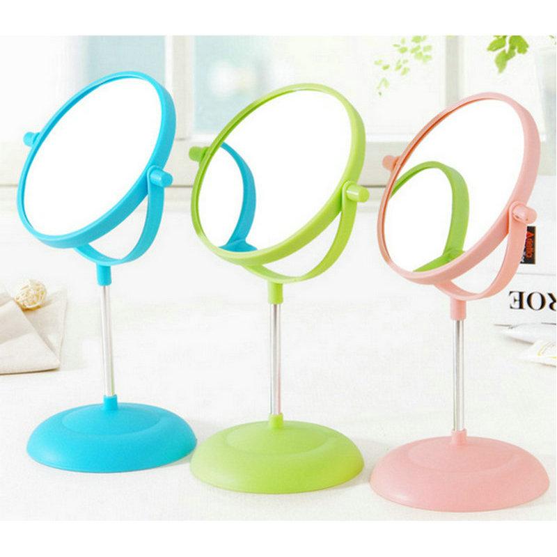 factory custom dressing simple double-sided round mirror makeup mirror princess mirror home desktop portable dormitory desktop full figure