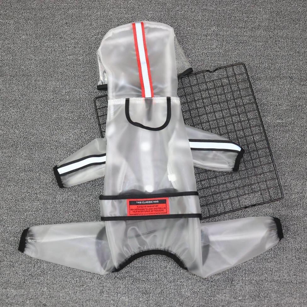 pet dog four-legged all-inclusive raincoat teddy bichon jarre aero bull small dog anti-dirty poncho raincoat