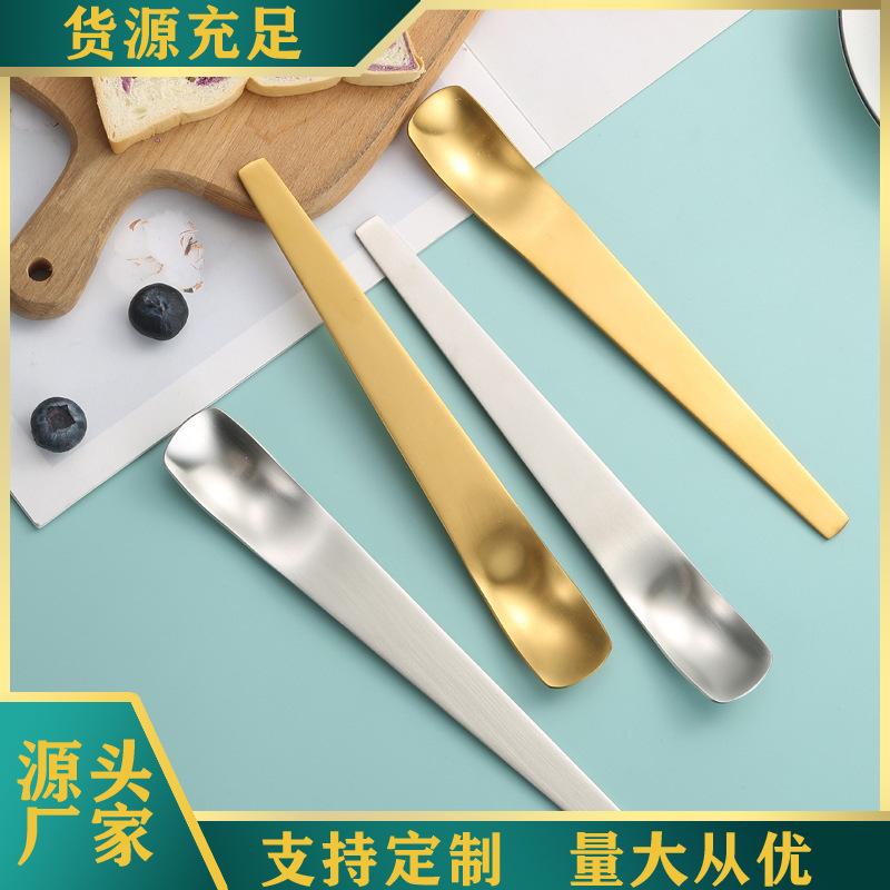 Spoon 304 Stainless Steel Cream Dipper Ft Cake Spoon Dessert Spoon Creative Seasoning Spoon Stirring Spoon Food Spoon