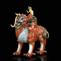one-piece starting batch copper pi xiu decoration color copper auspicious beast home decoration incense burner decoration gift