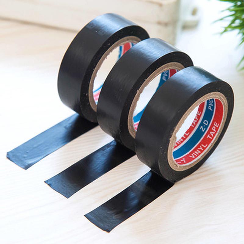 1413 black electrical wire insulation flame retardant plastic adhesive tape electrical appliance high voltage pvc waterproof self-adhesive wire tape