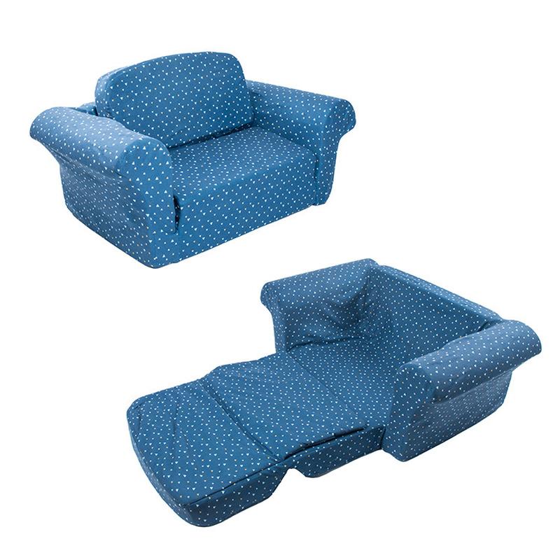 E-Commerce Hot-Selling Product Children's Two-in-One Folding Sofa Customizable Cartoon Shape Multifunctional Small Bed Factory Direct Sales