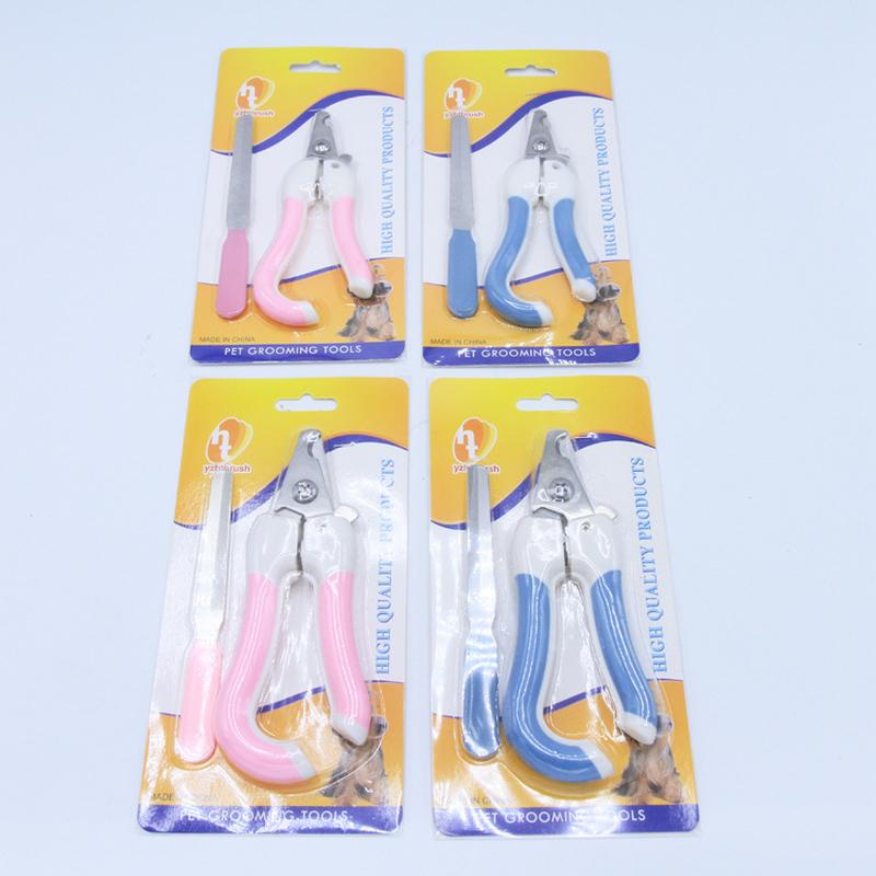 Factory Direct Candy Color Pet Beauty Nail Clippers Stainless Steel Pet Care Nail Clippers