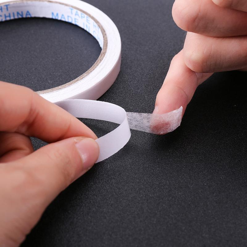 office supplies double-sided adhesive strong adhesive thin transparent white two facial gel stationery adhesive tape wholesale Specification drawing
