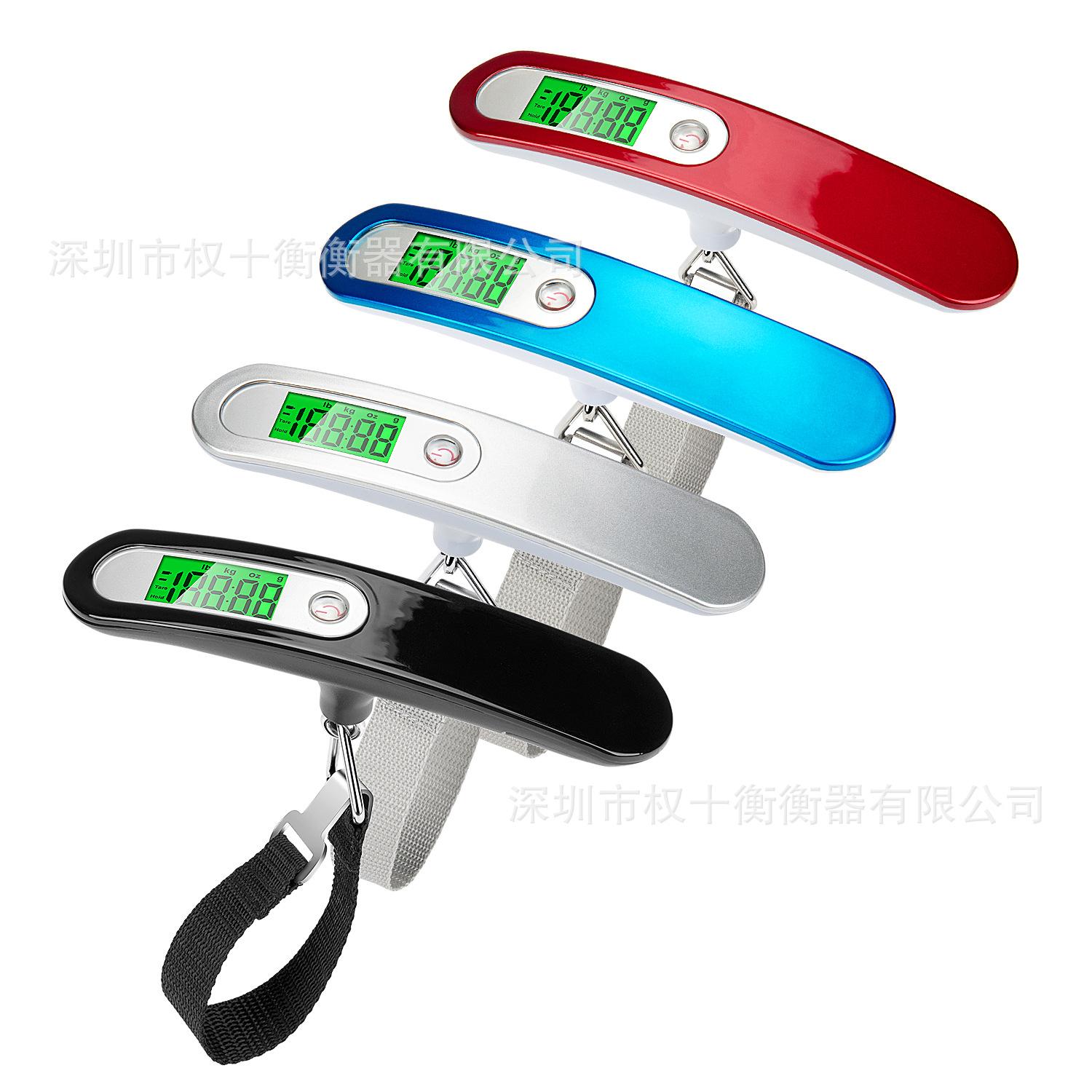 factory direct sales small pocket luggage scale handheld scale electronic luggage scale 50kg portable electronic scale