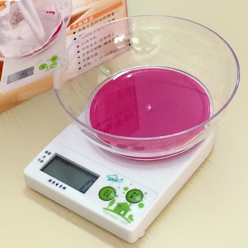 Mini Kitchen Electronic Scale Baking Tool Measuring Dual-Use Electronic Scale with Tray Baking at Home Scale
