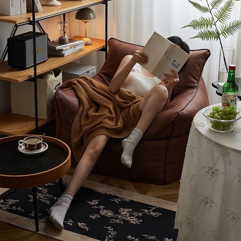 single sofa tatami single small apartment bean bag small sofa sleeping bedroom balcony chair lazy sofa